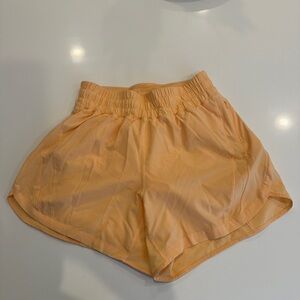 Lululemon 5” Running Short - Orange - Size 6
